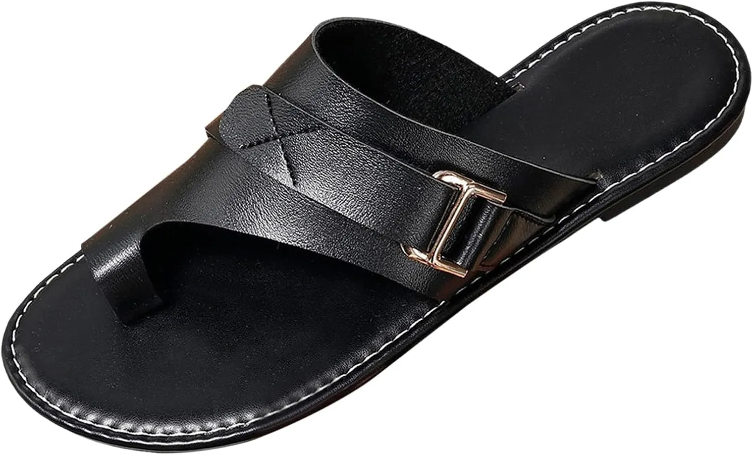 Women's Flat Sandals 2024 Cool Slippers Female Soft Soled Non Slip Wear Resisting Flat Beach Flops Lady Sandals Women
