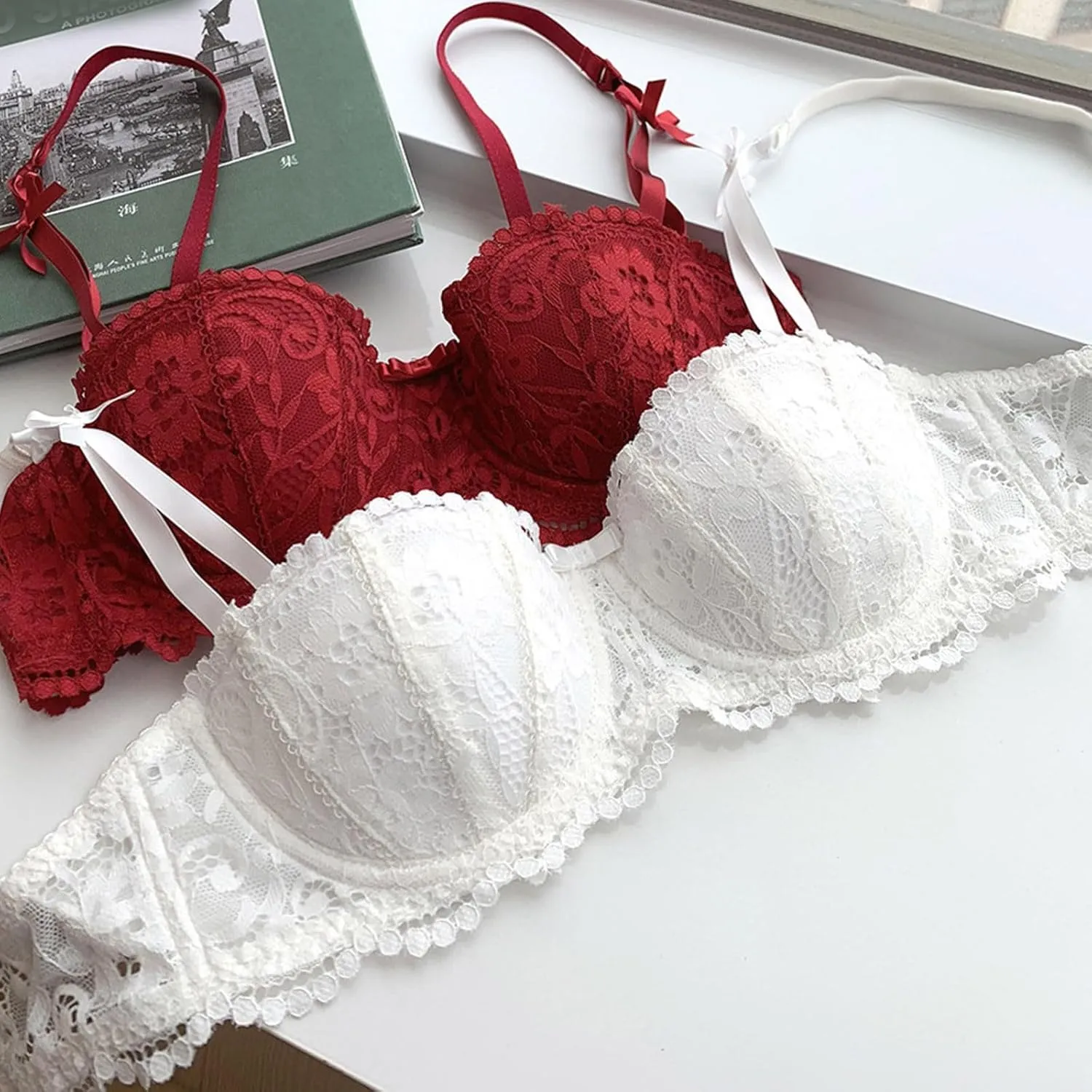 Women's Full Coverage Padded Comfort Minimizer Underwire Bra Plus Size Comfortable Underwire Bra for Large Breasts