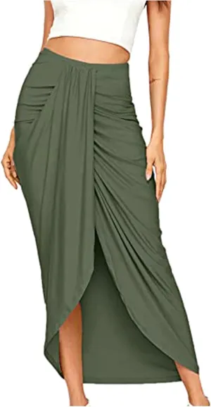 Midi Wrap Skirts