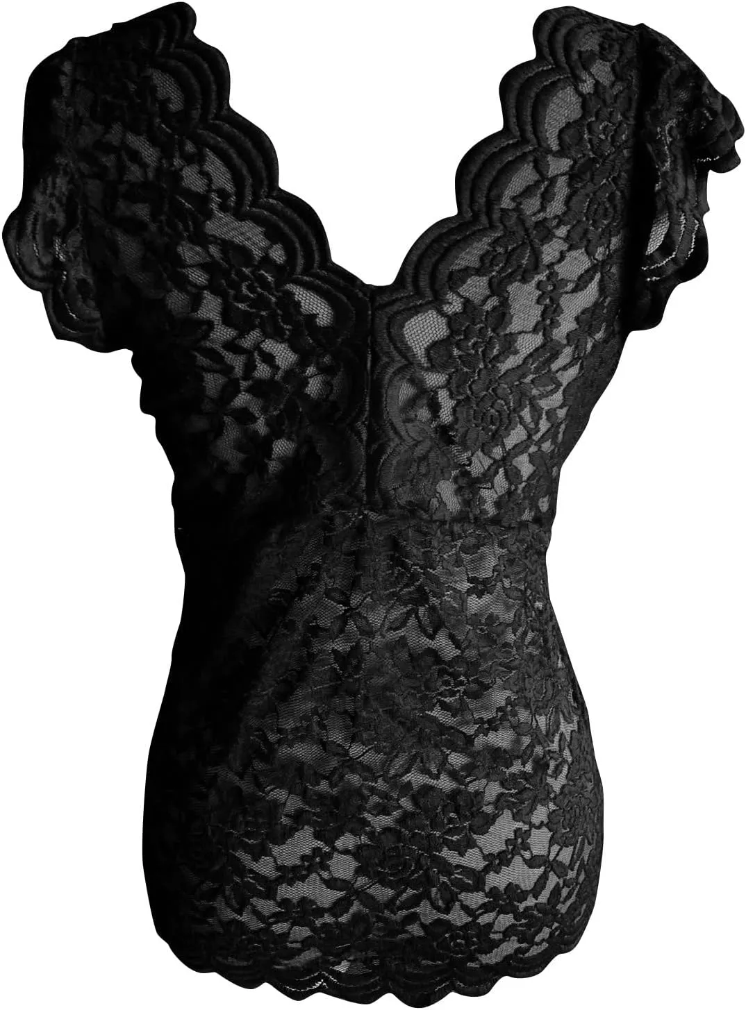 Women's Summer Push Up Tank Top 2023 Trendy Lace Trim V Neck Sleeveless Slim Sexy Tunic Tops with Support Bra