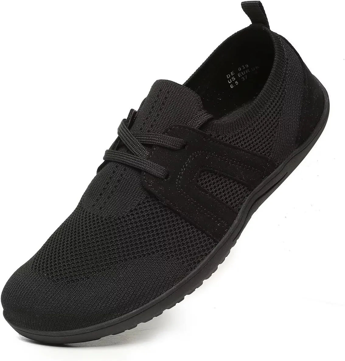 Women's Wide Toe Minimalist Barefoot Walking Shoes Comfortable Mesh Lace-up Shoes Casual Tennis Gym Athletic Sneakers