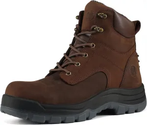 Work Boots for Men, 6" Composite Toe Waterproof Mens Work Boots, Non-Slip Puncture-Proof Safety Anti-Static Working Shoes 81N01