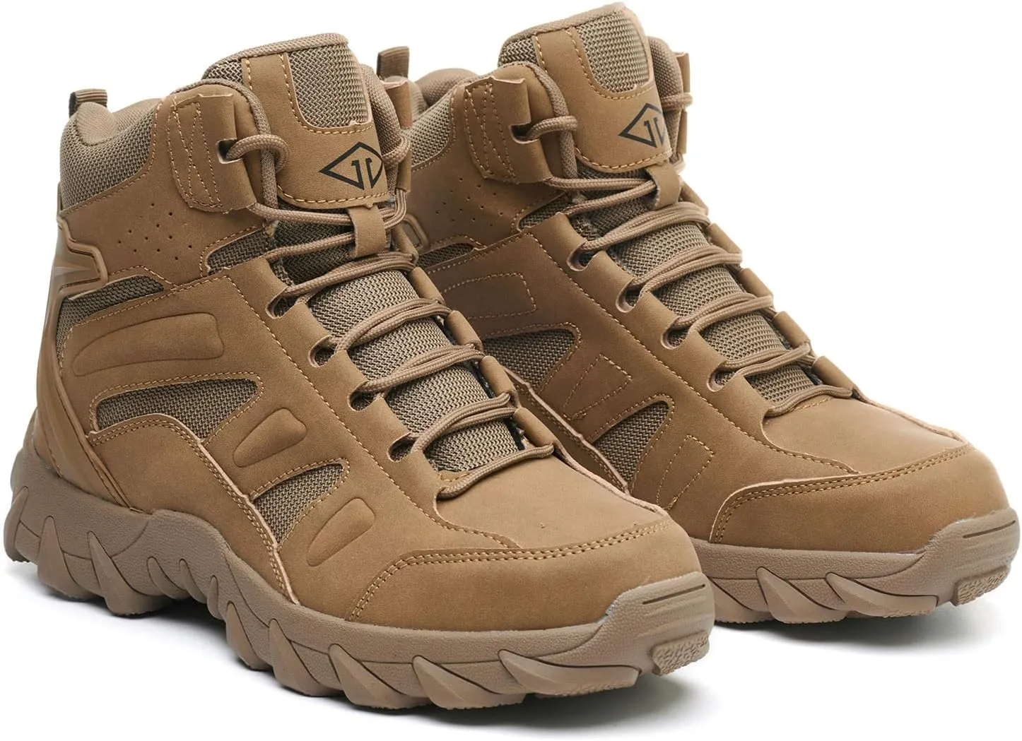 Work Boots for Men Comfortable Steel Toe BootsIndestructible Industrial & Construction Safety Shoes Non Slip Mens Composite Toe Boots
