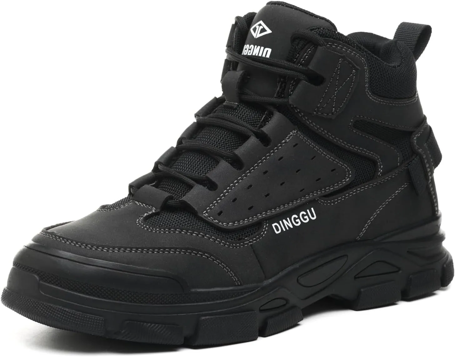 Work Boots for Men Safety Steel Toe BootsComfortable Industrial & Construction Shoes Puncture Proof Non Slip Mens Work Boots