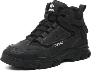 Work Boots for Men Safety Steel Toe BootsComfortable Industrial & Construction Shoes Puncture Proof Non Slip Mens Work Boots