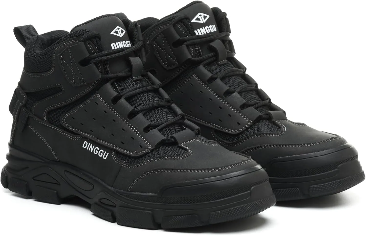 Work Boots for Men Safety Steel Toe BootsComfortable Industrial & Construction Shoes Puncture Proof Non Slip Mens Work Boots