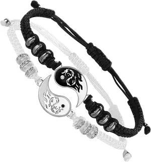 Yin Yang Friendship Bracelets Boys Friendship Bracelet Matching Couples Bracelets Connecting Necklaces Love Bracelets For Couples