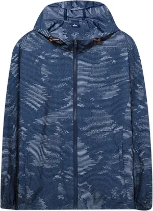 ZYXTIM Men's Windbreakers Jacket Lightweight Full-Zip Hooded Windproof Jacket Novelty Printed Windproof Rainproof Coat